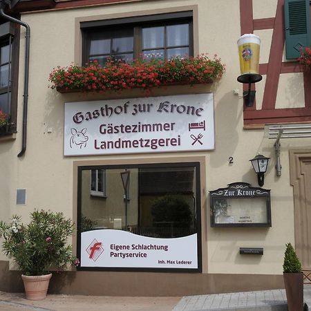 Gasthof Zur Krone Mitteleschenbach Eksteriør billede